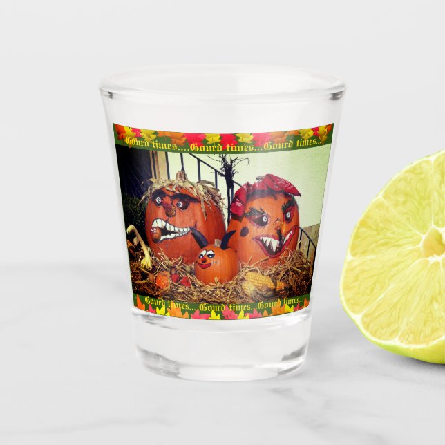 Fall-Party Schnapsglas (Vorderseite)