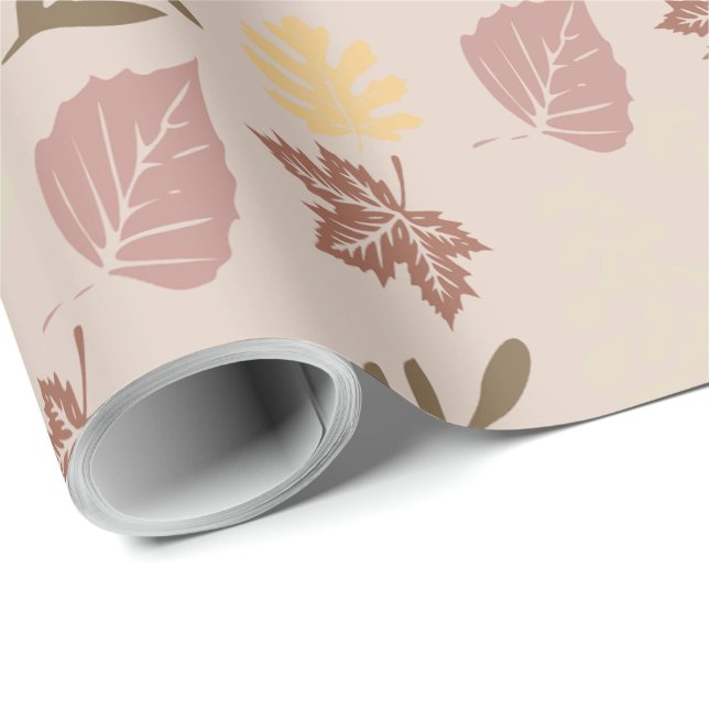 Fall Pattern Geschenk Geschenkpapier (Rolleneckpunkt)