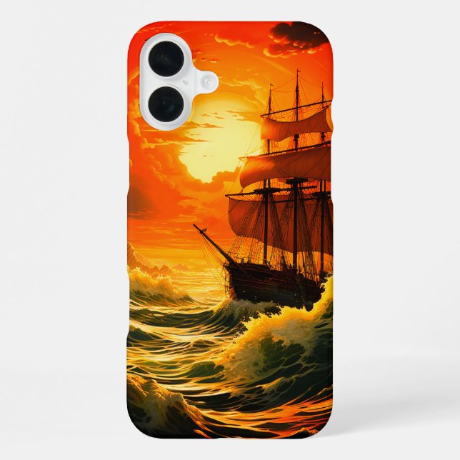Fall per Schiff iPhone 16 Plus Hülle (Rückseite)