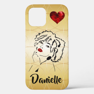 Fall personalisiert Hübsche Afrikanische Frau iPho Case-Mate iPhone Hülle