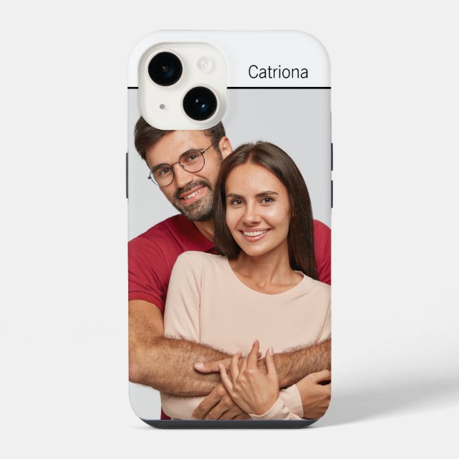 Fall personalisiert iPhone 14 Hülle (Rückseite)