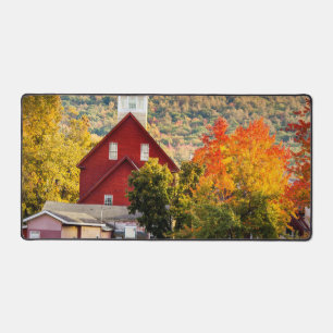 Fall Picture Grist Mill Ashland New Hampshire Schreibtischunterlage