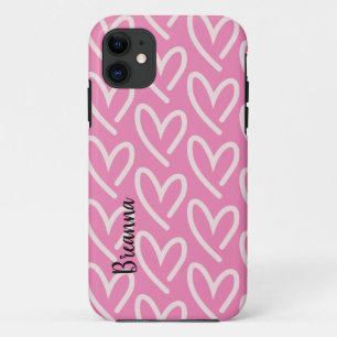 Fall "Pink Heart Case-Mate iPhone" Case-Mate iPhone Hülle