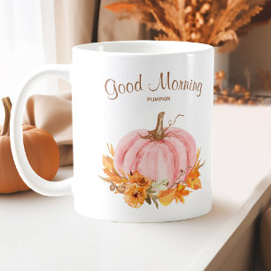 Fall Pink Pumpkin Kaffeemaschine Tasse