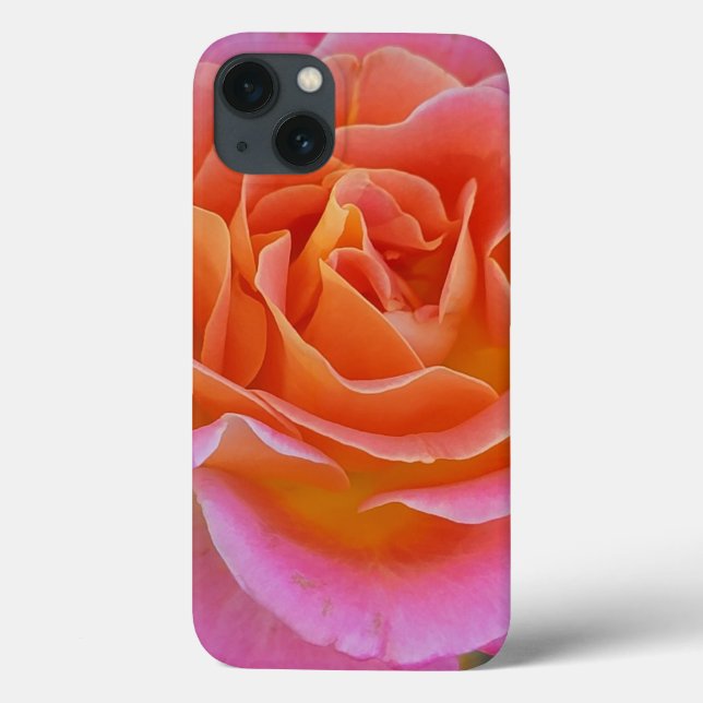 Fall Pink und Orange Rose Case-Mate Telefon iPhone Hülle (Rückseite)