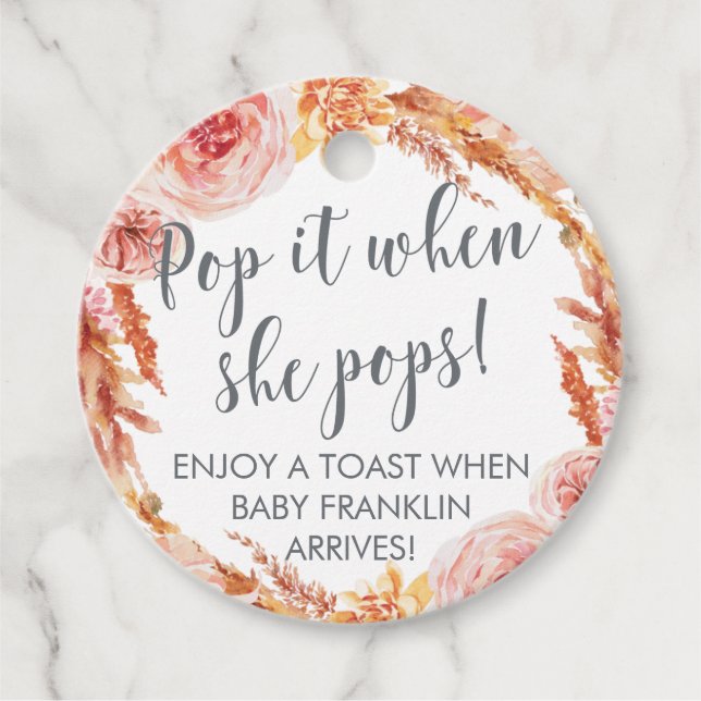 Fall Pop it lorsqu'elle lance des étiquettes de fa (Devant)