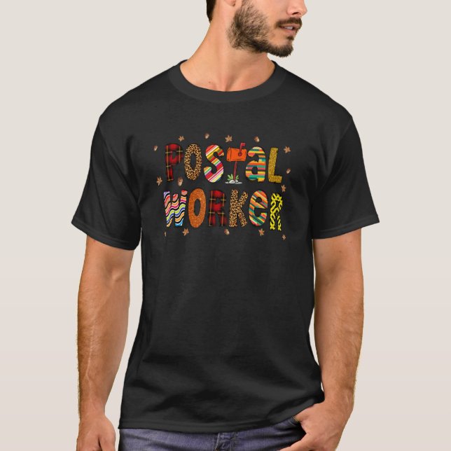 Fall Postal Worker Mail Worker Fall Postal Worker T-Shirt (Vorderseite)