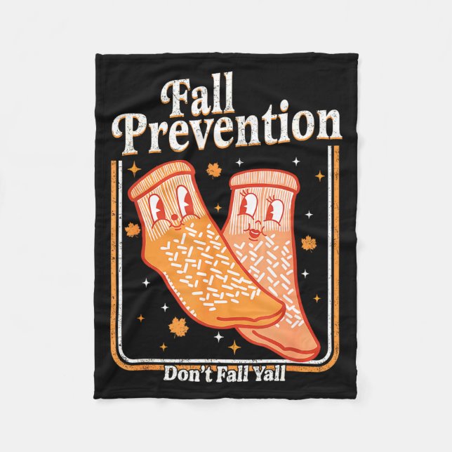 Fall Prevention Don't Fall Y'all Physical Therapy  Fleecedecke (Vorderseite)