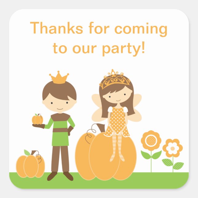 Fall Prince und Fairy Princess Stickers (Vorderseite)