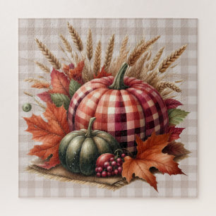 Fall Pumpkin Artwork Puzzle