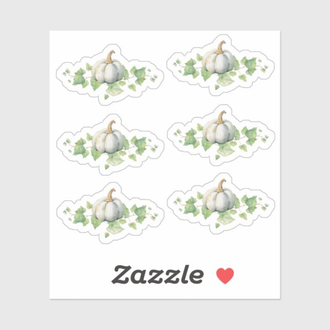 Fall Pumpkin Baby Duwer Party Decke Aufkleber Blat (Blatt)