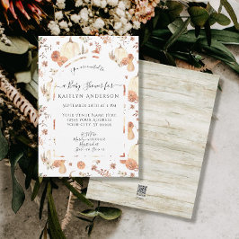 Fall Pumpkin Botancolor Floral Baby