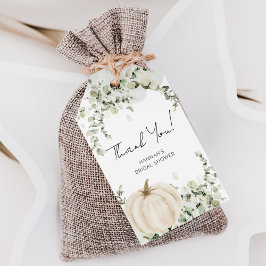 Fall Pumpkin Brautparty Gefallen Vielen Dank Geschenkanhänger