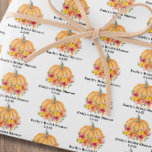 Fall Pumpkin-Brautparty Geschenkpapier Set<br><div class="desc">Wrap deine Geschenke in saisonalem Charme mit unserem Fall Pumpkin Brautparty Wrapping Paper! Dieses Verpackungspapier mit bezaubernden Wasserfarbenkürbis,  Herbstfloralen und warmen,  rustikalen Farbtönen verleiht Ihren Brautpartys eine festliche Touch. Egal,  ob Sie Küchengeschirr,  Kerzen oder gemütliche Kuchen schenken,  dieses Verpackungspapier verwandelt jedes Paket in einen idealen Moment.</div>