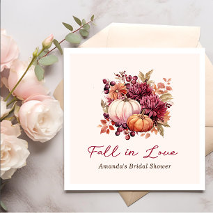 Fall Pumpkin Brautparty Paper Teller Serviette