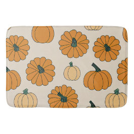 Fall Pumpkin Gewürz Halloween Erntedank Pumpkins Badematte