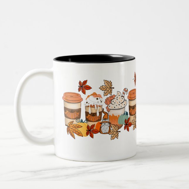 Fall Pumpkin Gewürz Latte Tasse (Links)