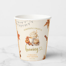 Fall Pumpkin ist Brechen Kaffee Dusche Papier Tass Pappbecher