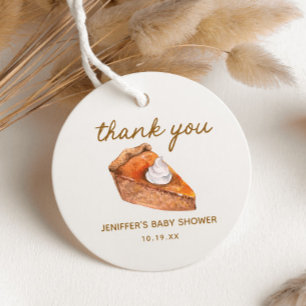 Fall Pumpkin Little Süsse Pie Danke Geschenkanhänger