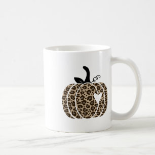 Fall Pumpkin Niedlicher Erntedank Herbstleopard Pu Kaffeetasse