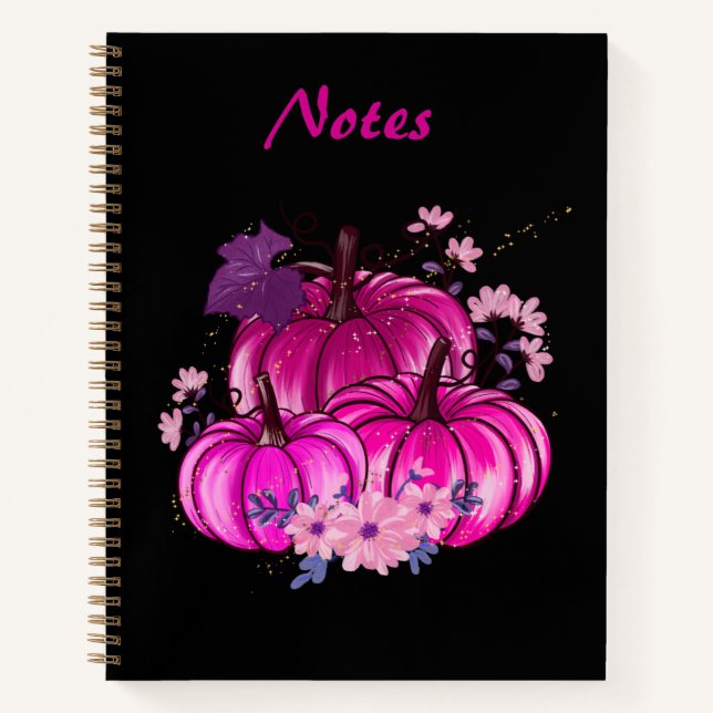 Fall Pumpkin-Notebook Notizbuch (Vorderseite)
