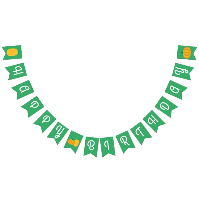 Fall Pumpkin Patch 1 Geburtstag Party Thema Wimpelkette (Alle)