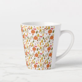 Fall Pumpkin Pattern Milchtasse