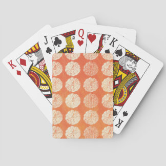 Fall Pumpkin Pattern Spielkarten