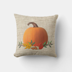 Fall Pumpkin Pillow Kissen