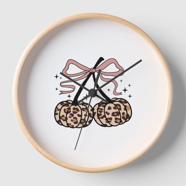 Fall Pumpkin, Pumpkin Cherries, Leopard Pumpkin, P Uhr (Vorderseite)