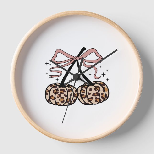 Fall Pumpkin, Pumpkin Cherries, Leopard Pumpkin, P Uhr (Vorderseite)