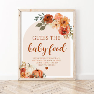 Fall Pumpkin Ratet das Baby Food Baby Shooting Gam Poster