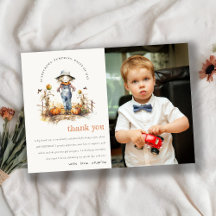 Fall Pumpkin Scarecrow Harvest Kinder Foto Geburts