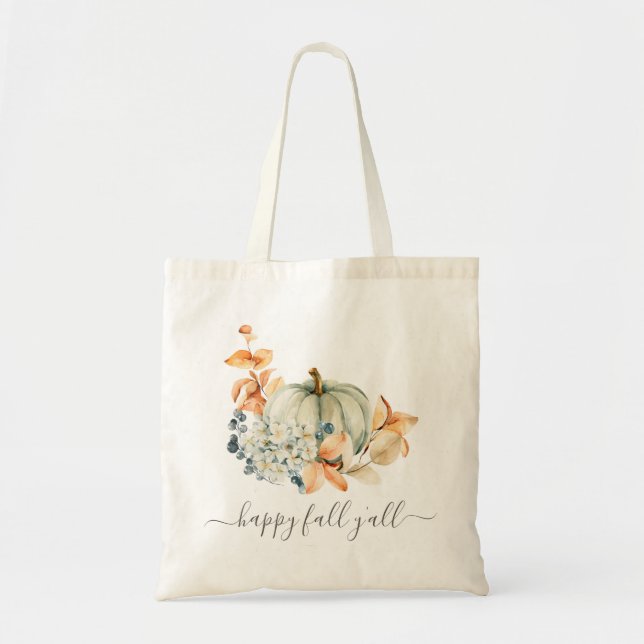 Fall Pumpkin Shopping Tote Bag Tragetasche (Vorne)