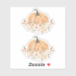 Fall Pumpkin Sticker | Boho Pumpkin Baby Dusche
