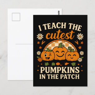 Fall Pumpkin T - Shirt, Herbst Herbst Shirt, 2025 Postkarte