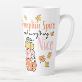 Fall/Pumpkin Thema Latte Tasse