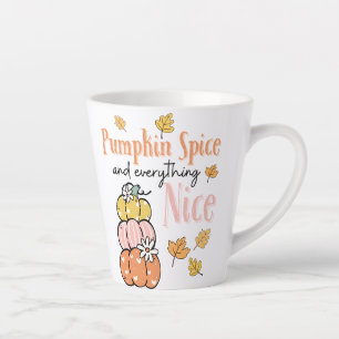Fall/Pumpkin Thema Latte Tasse
