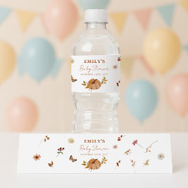 Fall Pumpkin Wildflower Baby Shower