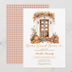 Fall Pumpkin Zuhause Sweet Zuhause Herbst Party Einladung