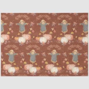 Fall Pumpkins ernten Autumn Floral Leaf Decoupage Seidenpapier