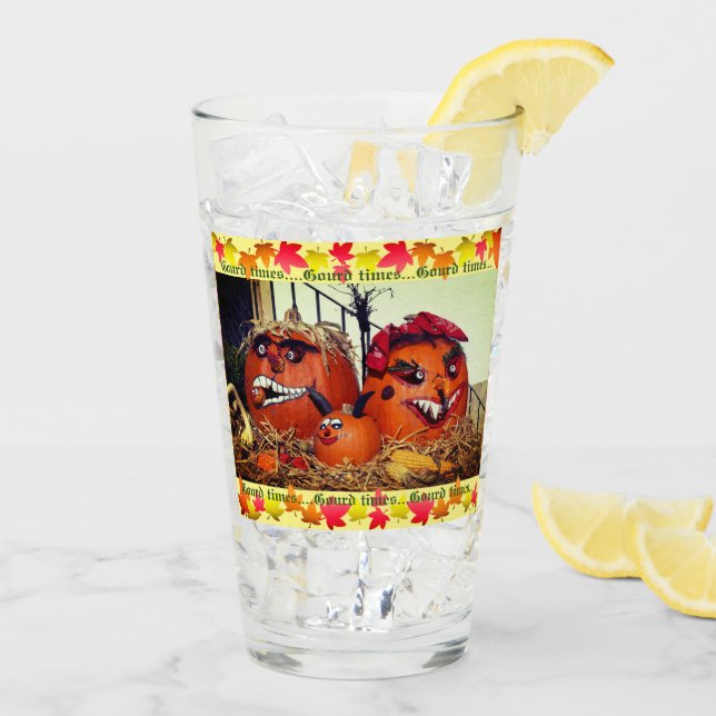 Fall Pumpkins Glas (Rückseite Ice)