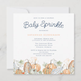 Fall Pumpkins Paare Kinderdusche Sprinkle Einladung