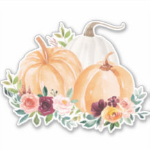 Fall Pumpkins und Boho-Blume