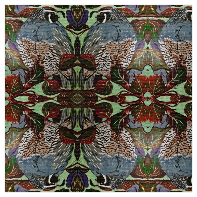 Fall Quail Guard Fabric Stoff (Muster)