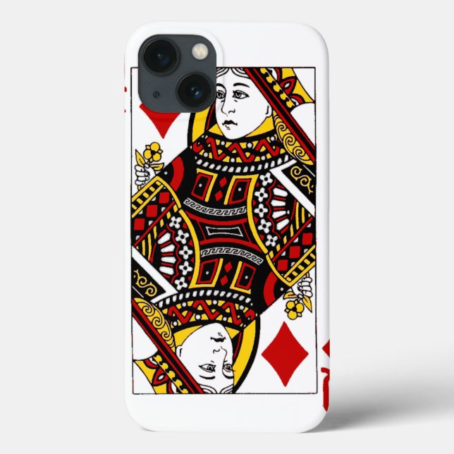 Fall Queen of Diamonds Ipad Air Case-Mate iPhone Hülle (Rückseite)