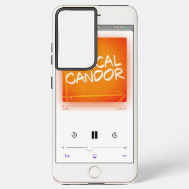 Fall "Radical Candor Podcast" Samsung Galaxy S21 Hülle (Rückseite)