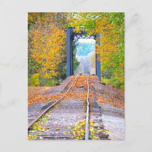 fall rail vision postkarte (Vorderseite)