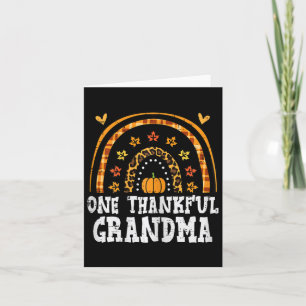 Fall Rainbow Dankend Oma Erntedank Family Karte