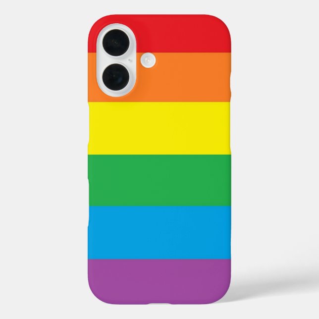 Fall "Rainbow Pride" Case-Mate iPhone 16 Hülle (Rückseite)